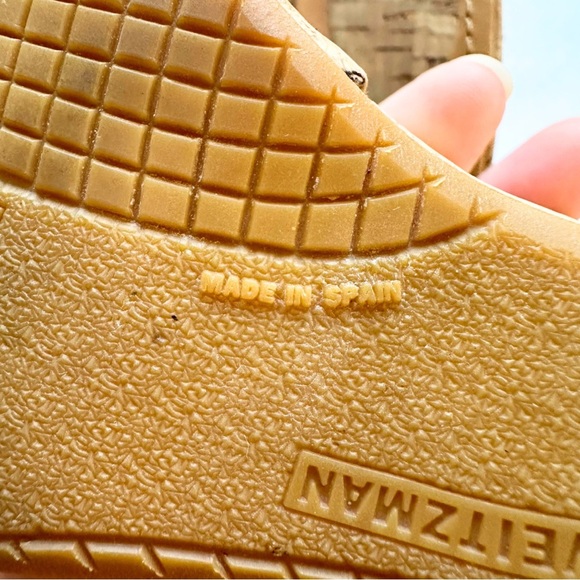 SOLD - Stuart Weitzman Size 8.5 Wedge Sandals $395 Platform Cork Mules Slides - Picture 12 of 12